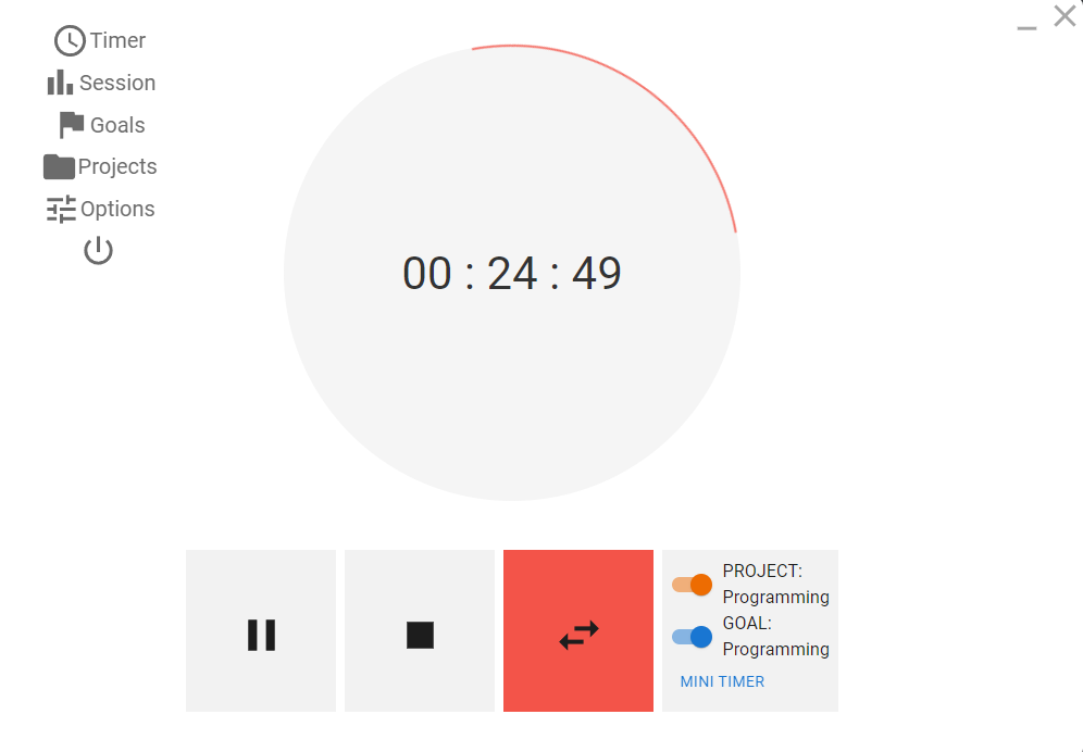 Image of pomodoro timer.